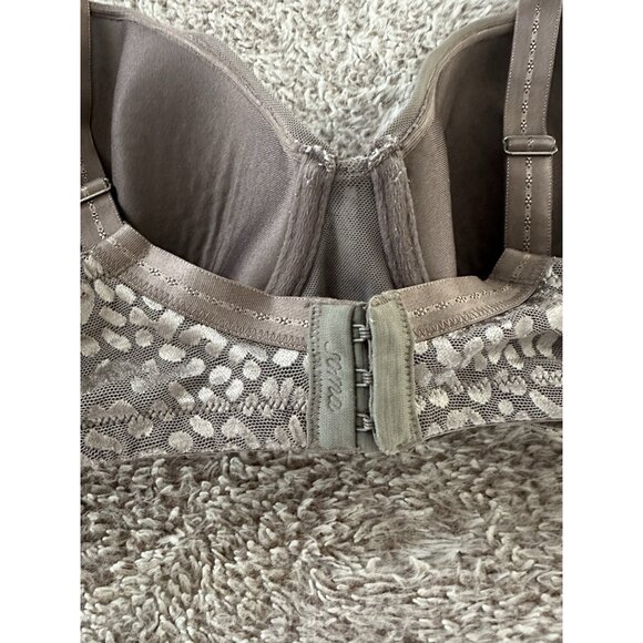 SOMA Intimates 38C T Shirt Bra Lavender Cheetah Animal Print Lightly Padded UW - Picture 8 of 16